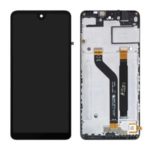 For Wiko View2 OEM LCD Screen and Digitizer Assembly + Frame Part – Black