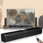 BKS-33 Family Wireless Bluetooth 2-in-1 Detachable 3D Stereo Effect Soundbar Speaker – EU Plug