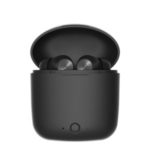 BLUEDIO HI Wireless Bluetooth Stereo Sport Earphone Built-in Mic with Charging Box – Black