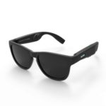 Smart Bone Conduction Headphones Polarized Glass Bluetooth 5.0 Sunglasses [Cobra] – Black