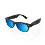 Bone Conduction Glasses Headphones Polarized Bluetooth Smart Sunglasses [Spider] – Blue