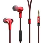 HOCO M30 Universal 3.5mm Wired Earphones with Mic In-Ear Headphone – Red