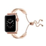 Metal Watch Bracelet Band Replacement for Apple Watch Series 4 40mm / Series 3 2 1 38mm – Rose Gold