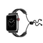 Metal Watch Bracelet Band Replacement for Apple Watch Series 4 40mm / Series 3 2 1 38mm – Black