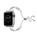 Metal Watch Bracelet Band Replacement for Apple Watch Series 4 40mm / Series 3 2 1 38mm – Silver