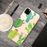 Pattern Printing Clear TPU Cell Phone Casing for iPhone (2019) 6.5-inch – Cactus