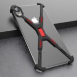 R-JUST Shockproof X-shaped Metal Bumper Phone Case Frame Cover for iPhone XR 6.1 inch
