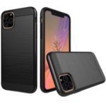 Brushed TPU + PC Hybrid Phone Case for iPhone (2019) 5.8-inch – Black