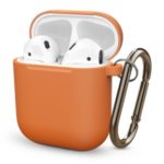 Thickened Silicone Case for Apple AirPods with Wireless Charging Case (2019) / AirPods with Charging Case (2019) (2016) – Orange