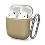 Thickened Silicone Case for Apple AirPods with Wireless Charging Case (2019) / AirPods with Charging Case (2019) (2016) – Khaki