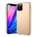 LEEU DESIGN Air Cushion Soft TPU Phone Case with Dust Plug for iPhone (2019) 5.8-inch – Transparent