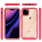 Shockproof Drop-proof Polycarbonate + TPU Hybrid Case Shell for iPhone (2019) 5.8-inch – Red