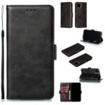 Leather Wallet Stand Flip Cover Phone Case for iPhone (2019) 6.5-inch – Black