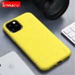 IPAKY Matte Wheat Straw TPU Mobile Phone Case for iPhone (2019) 6.1-inch – Yellow