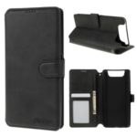 AZNS Leather Wallet Case for Samsung Galaxy A80/A90 – Black