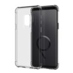 LEEU DESIGN Air Cushion Shockproof TPU Mobile Phone Case Cover for Samsung Galaxy S9 – Black