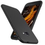 Jazz Series Twill Texture TPU Mobile Phone Casing for Samsung Galaxy Xcover 4s / Galaxy Xcover 4 – Black