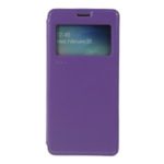 ROAR Noble Leather View Window Phone Case for Samsung Galaxy S10 Plus – Purple