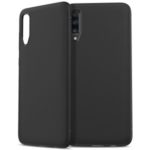 LENUO Twill Texture TPU Case for Samsung Galaxy A70 – Black