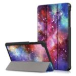 Pattern Printing Tri-fold Stand Leather Tablet Shell for Samsung Galaxy Tab A 8.0 (2019) SM-T290 SM-T295 SM-T297 – Starry Sky