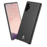 DUX DUCIS Skin Lite Series PU Leather+PC Cell Phone Cover for Samsung Galaxy Note 10 Plus – Black