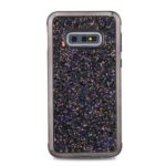 Detachable Electroplating Glittery Sequins Gel PC+TPU Hybrid Phone Case for Samsung Galaxy S10e – Black