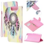 Pattern Printing Leather Wallet Case for Samsung Galaxy A80/A90 – Dream Catcher