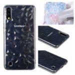 Embossed Pattern 3D Diamond Texture Soft TPU Back Case for Samsung Galaxy A10 / M10 – Be Happy