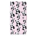 Glossy Embossed Printing Leather Phone Cover Casing for Samsung Galaxy Note 10 Pro – Pandas