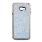 For Samsung Galaxy J4+ Detachable 2-in-1 Glittery Sequins Electroplating PC+ TPU Phone Cover – Silver