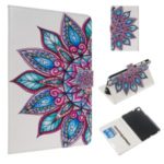 Marble Series Pattern Auto Wake & Sleep Leather Wallet Phone Cover for Samsung Galaxy Tab A 8.0 (2019) P200 / P205 – Mandala
