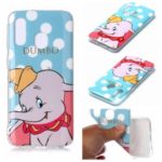 Animal Pattern Printing IMD TPU Back Case for Samsung Galaxy A40 – Elephant