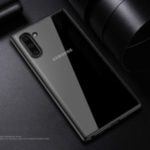 IPAKY Clear PC Back + TPU Edges Combo Protective Case for Samsung Galaxy Note 10 – Black