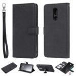 Magnetic Detachable 2-in-1 Leather Wallet Case for LG Stylo 5 – Black