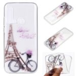 Pattern Printing TPU Case for Huawei P20 lite (2019) / nova 5i – Eiffel Tower and Bicycle