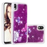 Dynamic Glitter Powder Sequins TPU Phone Case for Huawei Y5 (2019) / Honor 8S – Butterflies