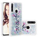Floating Glitter Powder Sequins TPU Phone Cover  Shell for Huawei Y9 Prime 2019 / P Smart Z – Smile