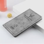 Deer Pattern Ultra-thin PU Leather + PC Tablet Shell for Huawei MediaPad M5 Lite 8 – Grey