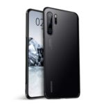 NXE Sky Series Tempered Glass Back TPU Hybrid Phone Shell for Huawei P30 Pro – Black