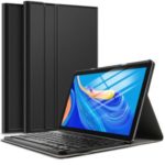 For Huawei MediaPad M6 10.8-inch Bluetooth Keyboard and Detachable Leather Case – Black