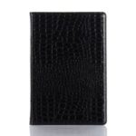 Crocodile Surface Wallet Stand Leather Tablet Casing Cover for Huawei MediaPad M6 10.8-inch – Black