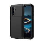 Metal Material Tank Style Waterproof Phone Shell Case for Huawei P30 Pro – Black
