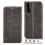 Ultra-thin Simple Style Leather Card Holder Case for Huawei Honor 20 / Honor 20 Pro – Black