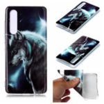 Pattern Printing IMD TPU Back Case for Huawei P30 – Wolf