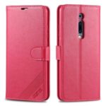 AZNS PU Leather Phone Shell Case for Xiaomi Redmi K20 / Redmi K20 Pro / Mi 9T / Mi 9T Pro – Rose