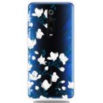 Pattern Printing TPU Case for Xiaomi Redmi K20 / Mi 9T / Redmi K20 Pro / Mi 9T Pro – White Flowers