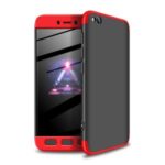GKK Detachable 3-Piece Matte Hard PC Case for Xiaomi Redmi Go – Red / Black