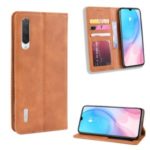 Vintage Style Leather Wallet Stand Case for Xiaomi Mi A3 / Mi CC9e – Brown