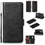PU Leather Wallet Stand Flip Phone Case Cover for Xiaomi Redmi K20/K20 Pro/Mi 9T – Black