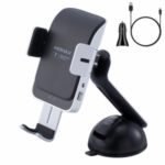 MOMAX Q. Mount SMART2 Infrared Sensor Wireless Charging Car Holder Kit 15W Car Charger Bracket (Support FOD Function) – Silver